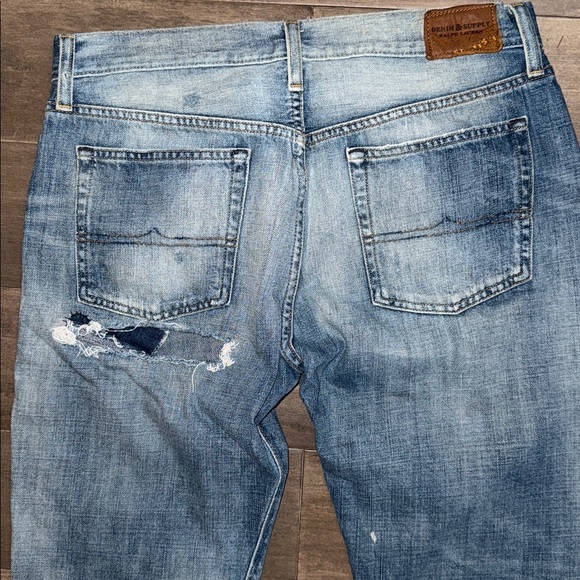 Denim & Supply Ralph Lauren Distressed Denim Boyfriend Jeans SZ 29 - Picture 7 of 11